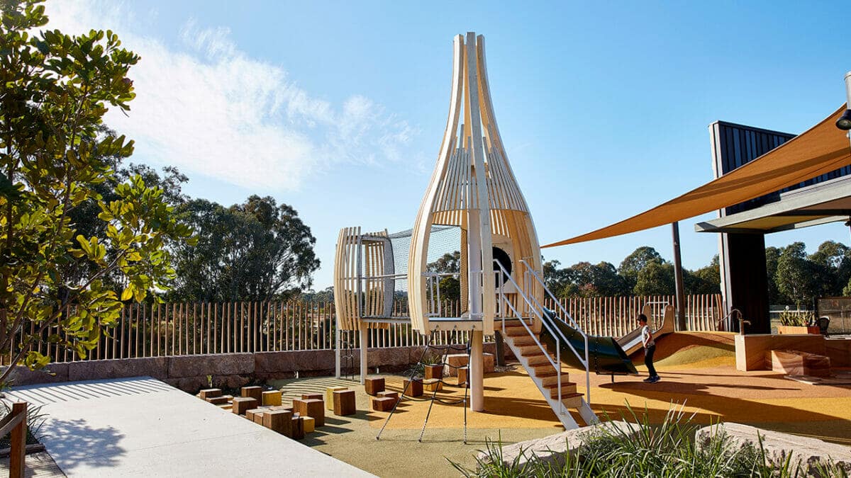 Architectural-Pod-Playrground-Eastern-Creek-Quarter-Play-Space-Laminated-Acoya