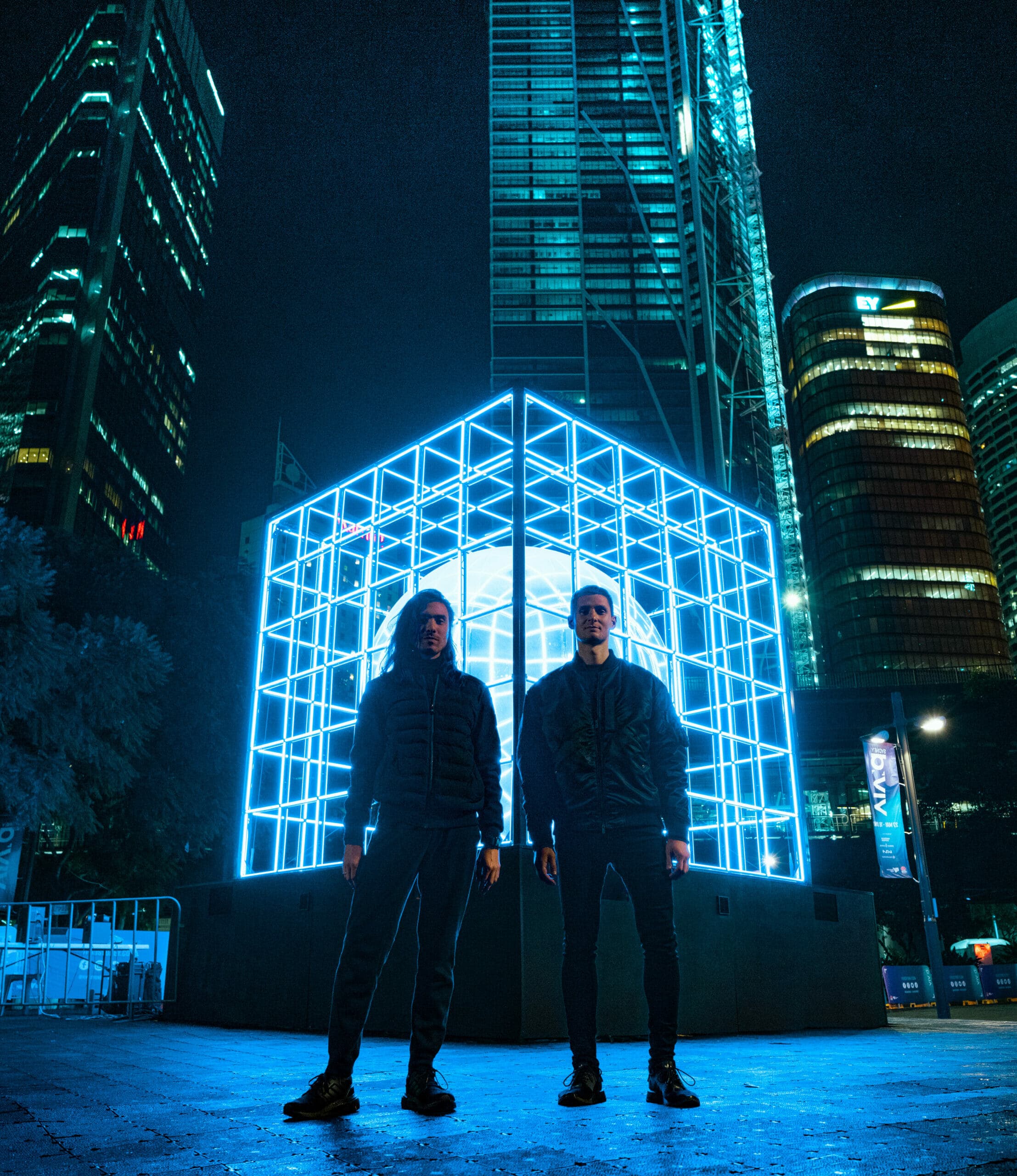 Reelize.Studio Jobe and Tomi Founders Designers Lighting Creatives Gravitational Grid Vivid Sydney