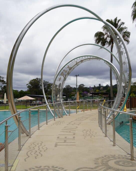 Campbelltown Billabong Parklands featuring artwork by Milne and Stonehouse
