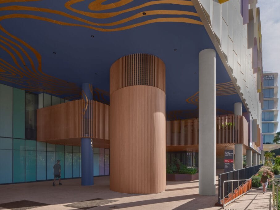 Artwork at Sydney Childrens Hospital, Randwick by Re-Right Collective. Supported by Tilt Industrial Design.